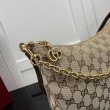 Borsa a tracolla Gucci Lady Lunetta Chain A0060A Marrone