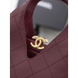 Replica Perfetta Chanel AS6392 triangolare trapuntata bordeaux