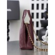 Replica Perfetta Chanel AS6392 triangolare trapuntata bordeaux