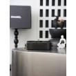 Borsa Chanel Mini Flap con manico superiore AS6424 Nero