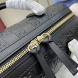 Borsa Gucci Boston media con emblema GG 848886 Nero