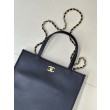 Borse Firmate Replica shopping verticale piccola Chanel AS6452 Nero