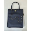 Borse Firmate Replica shopping verticale piccola Chanel AS6452 Nero