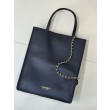 Borse Firmate Replica shopping verticale piccola Chanel AS6452 Nero