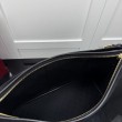 Borsa tote grande Gucci Giglio A008NS tela GG nera