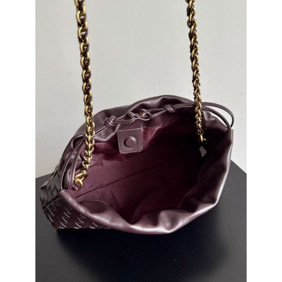 Replica perfette Pochette Notte Bottega Veneta Dustbag Borgogna