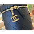 Borsa cosmetica vintage Chanel AS1625 Nero