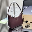 Borse Replica Alta Qualità Prada Re-Edition 2005 Saffiano Borgogna