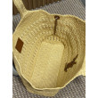 Borse Firmate Replica tote Icare YSL Saint Laurent con intreccio rafia albicocca