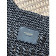 Borsa tote Icare YSL Saint Laurent con intreccio rafia Nero Borsa tote Icare YSL Saint Laurent con intreccio rafia Nero