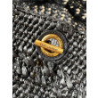 Borsa tote Icare YSL Saint Laurent con intreccio rafia Nero Borsa tote Icare YSL Saint Laurent con intreccio rafia Nero