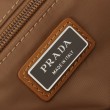 Replica Perfetta tote Prada Re-Edition 1978 Re-Nylon Saffiano marrone