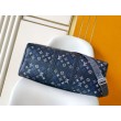 163c01 LV Keepall Bandoulière 50 Borsa da viaggio M28836 Blu