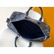 163c01 LV Keepall Bandoulière 50 Borsa da viaggio M28836 Blu