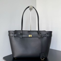 Replica perfette Borse  tote media Balenciaga Bel Air nera