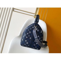 163c01 LV Keepall Bandoulière 50 Borsa da viaggio M28836 Blu 163c01 LV Keepall Bandoulière 50 Borsa da viaggio M28836 Blu