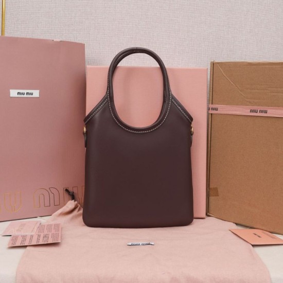 Sito Replica Borse Firmate tote Miu Miu Ivy 5BA281 caffè Imitazioni Replica perfette Borse Firmate tote Miu Miu Ivy 5BA281 caffè