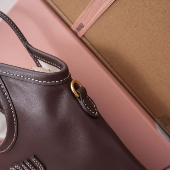 Sito Replica Borse Firmate tote Miu Miu Ivy 5BA281 caffè Imitazioni Replica perfette Borse Firmate tote Miu Miu Ivy 5BA281 caffè