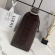 Borsa a tracolla grande Loewe Loop marrone