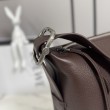 Borsa a tracolla grande Loewe Loop marrone