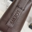 Borsa a tracolla grande Loewe Loop marrone