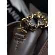 Replica Perfetta Chanel Flap Maxi AS6281 scamosciata con catena 