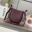 Borsa Loewe Hammock Slice Borgogna