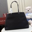 Borsa tote grande Gucci NY A00B4R tela GG nera