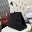 Borsa tote grande Gucci NY A00B4R tela GG nera