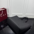 Borse Replica tote grande Gucci Tribeca nero (GG Denim)