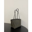 Borse Imitazioni tote piccola Fendi in tessuto jacquard Marrone