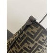 Borse Imitazioni tote piccola Fendi in tessuto jacquard Marrone