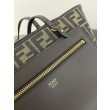 Borse Imitazioni tote piccola Fendi in tessuto jacquard Marrone