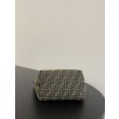 Borse Imitazioni tote piccola Fendi in tessuto jacquard Marrone