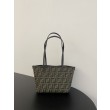 Borse Imitazioni tote piccola Fendi in tessuto jacquard Marrone