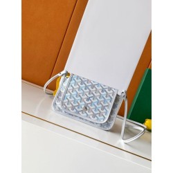 Portafoglio Goyard Plumet Tela Goyardine Bianco