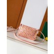 Portafoglio Goyard Plumet Tela Goyardine Rosa cipria