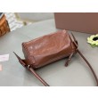 Replica Perfetta a tracolla Hobo Miu Miu Ribbon 5NE029 Marrone