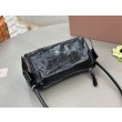 Borsa a tracolla Hobo Miu Miu Ribbon 5NE029 Nero