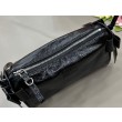 Borsa a tracolla Hobo Miu Miu Ribbon 5NE029 Nero
