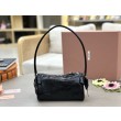 Borsa a tracolla Hobo Miu Miu Ribbon 5NE029 Nero