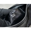 Borsa a tracolla Hobo Miu Miu Ribbon 5NE029 Nero