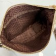 Borsa a tracolla piccola Gucci A006OA Lady Lunetta GG Marrone
