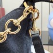 Imitazioni borse griffate a tracolla piccola Gucci A006OA Lady Lunetta GG Nero