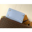 Imitazioni borse griffate Louis Vuitton Speedy Soft 30 M89688 struzzo blu