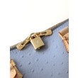 Imitazioni borse griffate Louis Vuitton Speedy Soft 30 M89688 struzzo blu