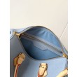 Imitazioni borse griffate Louis Vuitton Speedy Soft 30 M89688 struzzo blu
