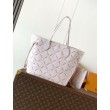 Borsa tote LV Neverfull MM beige