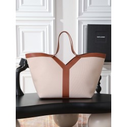 Borsa tote YSL Saint Laurent Y marrone