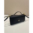 Mini borsa a tracolla Prada 1MT042 Nero